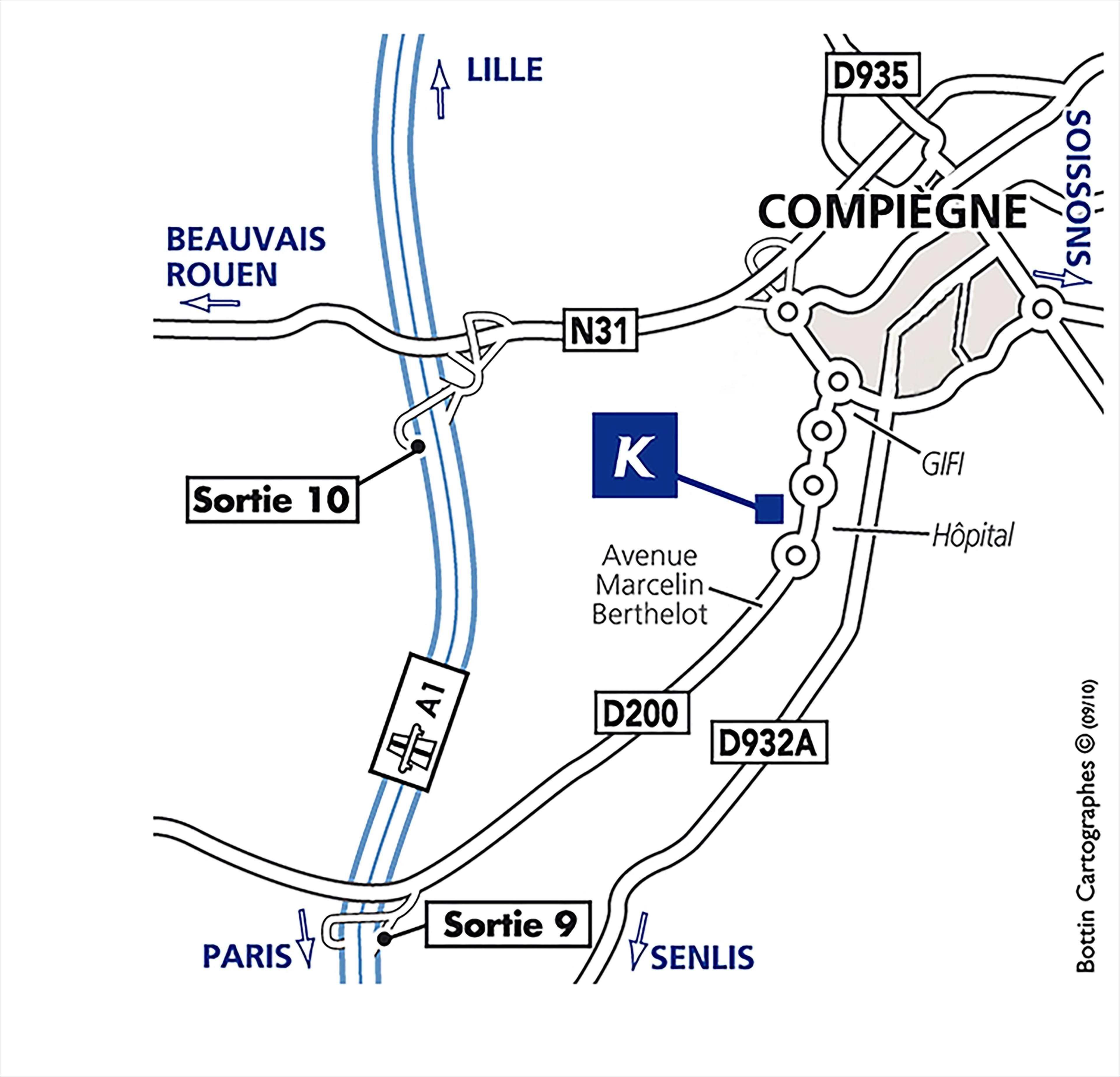 Kyriad Prestige Compiegne Jaux Екстериор снимка